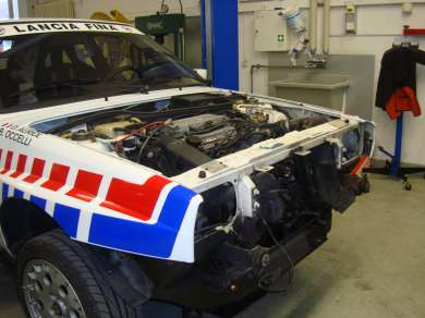 Lancia Delta Inegrale Motor-Umbau