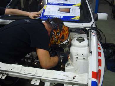 Lancia Delta Inegrale Motor-Umbau