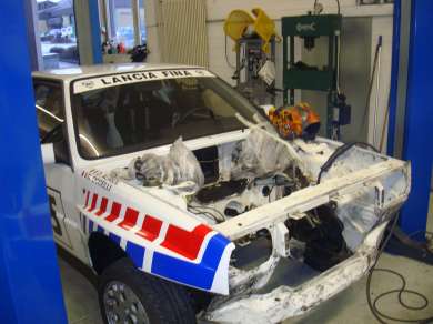 Lancia Delta Inegrale Motor-Umbau
