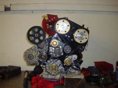 Lancia Delta Inegrale Motor-Umbau