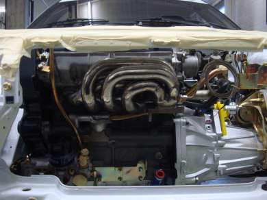 Lancia Delta Inegrale Motor-Umbau