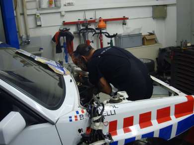 Lancia Delta Inegrale Motor-Umbau