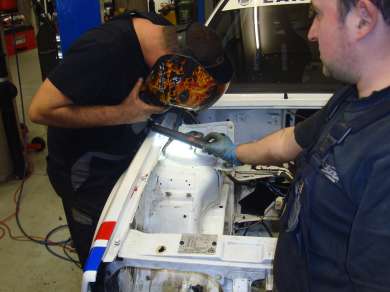 Lancia Delta Inegrale Motor-Umbau